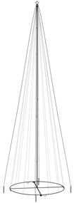Árvore de Natal em cone 1134 LEDs 230x800 cm colorido