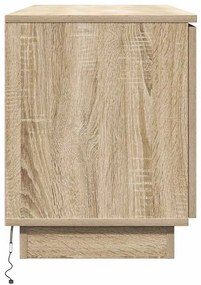 Cabinet de TV Carvalho Sonoma 100x38x49 cm Madeira de Engenharia