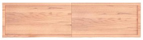 Prateleira de parede 200x50x(2-6) cm carvalho tratado castanho