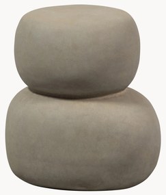 Mesa de apoio de jardim com forma orgânica e aspeto de betão Oda