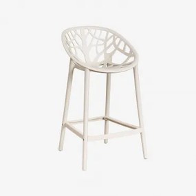 Pack De 2 Bancos Altos De Jardim Em Polipropileno Ores Tapioca Bege & ↑65 Cm - Sklum