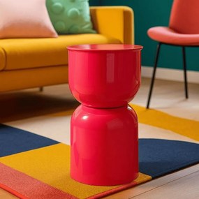 MESA DE APOIO OYI Ø 31X46 CM ROSA