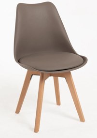 Pack 4 Cadeiras Synk Basic - Taupe