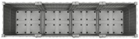 Canteiro elevado 160x40x38 cm polipropileno