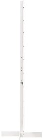 Árvore Natal decorativa 180 cm madeira de pinho maciça branco