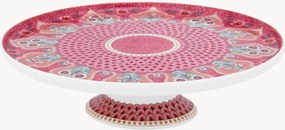 Prato para bolos com pé em porcelana Flower Festival