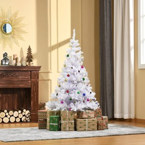 HOMCOM Árvore de Natal Artificial 150cm com 680 Ramos de PVC 48 Decora