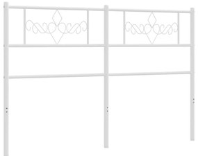 Cabeceira de cama 150 cm metal branco