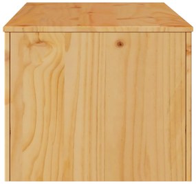 Mesa de Café vidaXL "DRAMMEN" 99x55x45 cm Madeira Sólida de Pinheiro