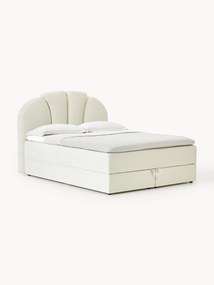 Cama boxspring com espaço de arrumação Romia