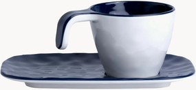 Chávenas de café expresso com pires Summer, conjunto de 6