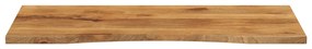 Tampo de mesa com curva 110x50x2,5 cm mangueira áspera maciça