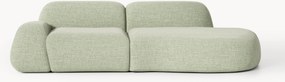 Chaise longue modular em bouclé Wolke (3 lugares)