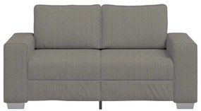 Sofá-luvas 120 cm tecido corduroy cinzento-claro