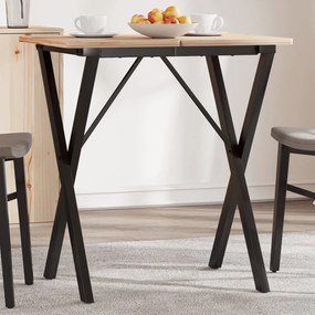 Pernas para mesa de jantar estrutura em X aço