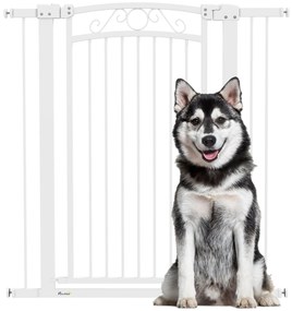 PawHut Barreira de Segurança para Cães Extensível 76-102 cm Barreira p