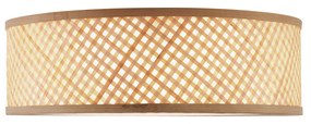 Candeeiro de teto oriental em bambu natural 40cm - Tremmo Oriental