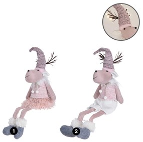 Rena Peluche Com Led Rosa 60CM