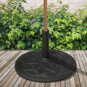 Base para Chapéu de Sol Suporte para Chapéu de Sol de Resina para Jard