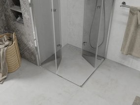 Mexen Lima Duo cabine de duche dobrável 90 x 90 cm, transparente, cromado - 856-090-090-02-00