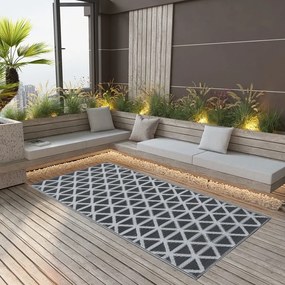 Tapete de exterior 190x290 cm ARAKIL PP preto