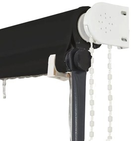 Toldo retrátil com LED 350x150 cm antracite