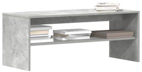 vidaXL Móvel p/ TV 100x40x40 cm derivados de madeira cinzento cimento