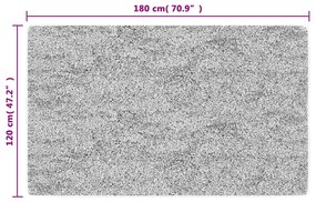 Tapete lavável antiderrapante 120x180 cm multicor