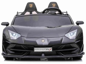 Carro elétrico para Crianças Lamborghini Aventador 12V 2 Lugares portas de abertura vertical, motor 2 x 12V, bateria 12V, controle remoto 2,4 Ghz, rod
