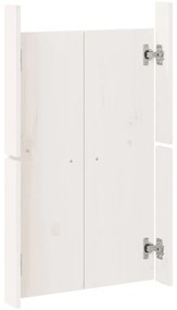 Portas de cozinha para exterior 50x9x82 cm pinho maciço branco