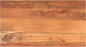 vidaXL Tampo de mesa retangular 120x70x3,8 cm madeira de acácia maciça