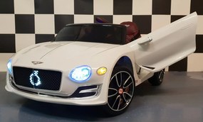 Bentley EXP Carro eletrico infantil 12V Controlo Remoto Branco