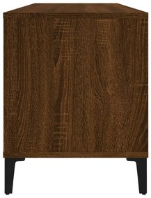 Armário p/ discos 100x38x48 cm deriv. madeira carvalho castanho