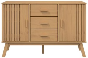 Aparador OLDEN 114x43x73,5 cm madeira de pinho maciça castanho