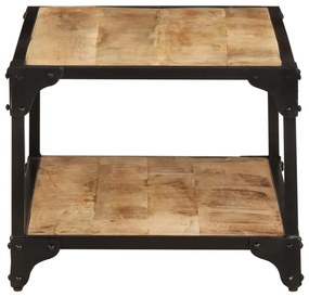 Mesa de centro 90x45x35 cm madeira de mangueira áspera maciça