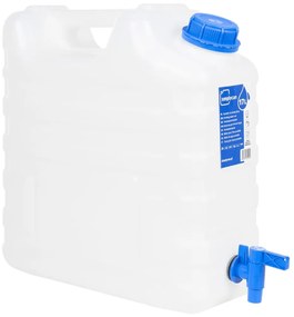 Recipiente de água com torneira transparente 15 L plástico