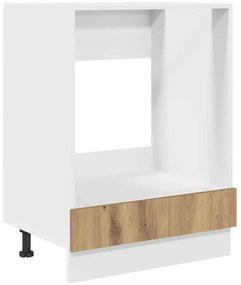 Armário para Forno - Carvalho Artesanal, 60x46x81,5 cm, Madeira Compen