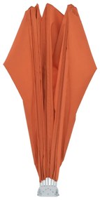 Toldo lateral dobrável para terraço 160 cm terracota