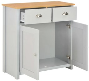 Aparador 79x35x81 cm cinzento
