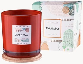 Vela perfumada artesanal de três pavios Marrakesh (amêndoas, sândalo, canela)