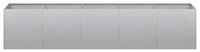 Planter 200x40x40 cm aço galvanizado