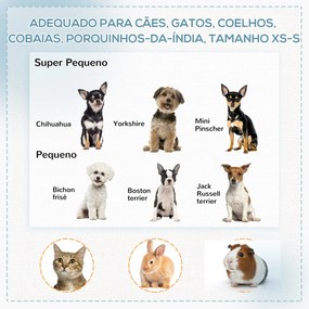 PawHut Parque para Cães de 8 Painéis Parque para Animais de Estimação