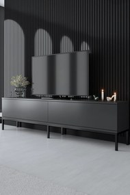 Móvel TV Lord – Preto Antracite – 180 cm