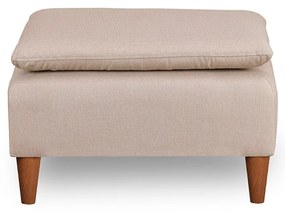 Tuffet Lungo – Cream – 75 cm x 46 cm x 75 cm