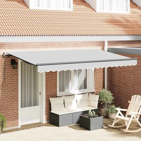 vidaXL Estrutura de Toldo Retrátil Operada Manualmente 4x2 cm Metal