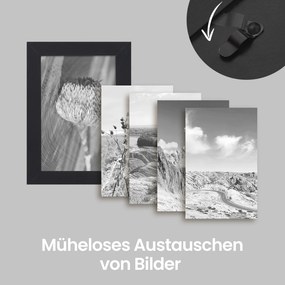 Colagem de molduras, 12 molduras para fotografias de 10 x 15 cm, colagem de fotografias Preto