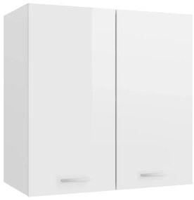 vidaXL Armário de parede “Lyon” 60x31x60cm branco brilhante