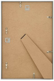 Molduras para parede ou mesa 5 pcs 59,4x84 cm MDF prateado