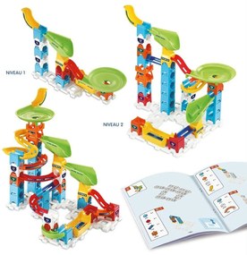 Conjunto de Berlindes Vtech Marble Rush Marble Run - Beginner Set Circuito Pista com Rampas + 4 Anos 47 Peças