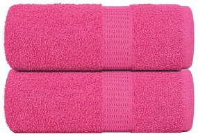 vidaXL Toalhas de bidé FROGN 2 pcs 30x50 cm 360 g/m² rosa
